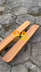 Handle Pintu Model Elips Kayu Jati Minimalis: Aksesoris Pintu Kayu yang Menawan