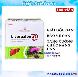 Livergalon 70 Hỗ Trợ Bảo Vệ Gan Giải Độc Gan Tăng Cường Chức Năng Gan