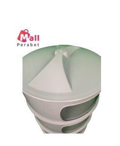 Mall Perabot | Tudung Saji Susun Modern Penutup Makanan 4 | 5 Tingkat Rak Penyimpanan Makanan Susun | Tutup Food Cover Multilayer