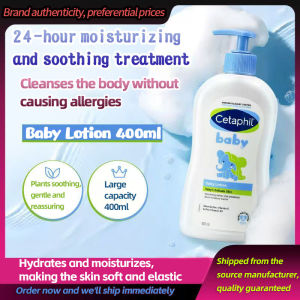 Cetaphil Baby body wash For Hair & Body Delicate Skin With Calendula Daily Lotion 400ml/Gentle Skin Cleanser/Cream