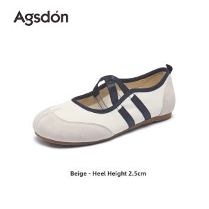 Agsdon | Autumn New Casual Comfortable Purple Mary Janes Shoes
