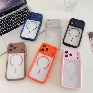 Luxury Matte Clear For Magsafe Magnetic Phone Case For iPhone 17 Air 16 15 14 13 12 11 Pro Max Plus Heat Dissipation Frame Cover