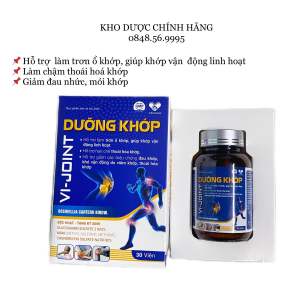 DƯỠNG KHỚP V-Joint lọ 30 viên - làm trơn ổ khớp hạn chế thoái hoá khớp
