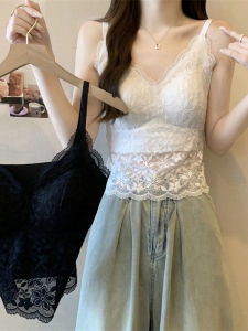 Fashion Elegant Plus Size Lace Camisole with Padding