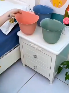 ⚡สินค้าพร้อมจัดส่ง⚡ ถังขยะมีตะขอ ถังขยะแบบแขวน ที่ทิ้งขยะ ถังขยะกระทัดรัด ถังขยะสีสวย ใช้งานง่าย สะดวกสบาย