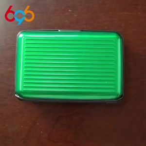 Credit Card Holder Wallet Metal Name Card Holder Waterproof Credit Card Protector for Women Men