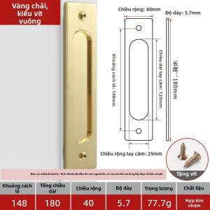 Tay Nắm Kéo Cài Đặt Ẩn Không Cần Khoan