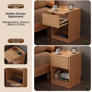DONGMU | Lockable Hidden Storage Nightstand