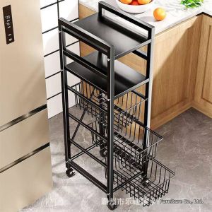 DIHUANTUO | Slim Space Kitchen Organizer Narrow Shelf