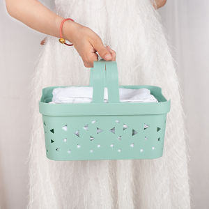 Thickened Plastic Bathing Basket: The Ultimate Shower Organizer