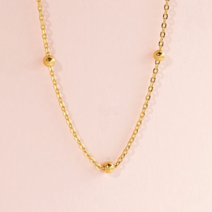 Chow Sang Sang 周生生 999 24K Pure Gold Beads Necklace for Women 47cm 95796N Price-by-Weight Approx. 2.24g Gold