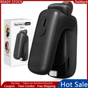 Bag Sealer Mini Handheld Bag Heat Vacuum Sealer 2 in 1 Heat Sealer & Cutter Portable Bag Resealer Machine for Plastic Bags Storage Food Snack Cookies Fresh