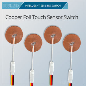 5v12v mini touch sensor switch without opening penetrating wood board glass sensor copper foil self-adhesive jog reset