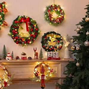 Christmas Wreath Christmas Decorations Christmas Tree Door Frame Decorations Xmas Ornament Gift