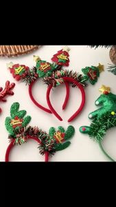 F4 Bando Natal Tahun Baru Bandana Tanduk Rusa Santa Claus Merry Christmas Headband BCH001