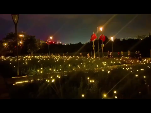 Christmas Lights 4in1 Solar Firefly Light 32 LED Garden Light Swing Fireflies Star Light Outdoor Waterproof Yard Outdoor Landscape Christmas Decoration