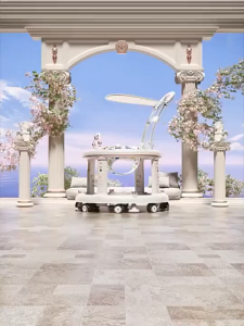 3-In-1 Baby Walker With Music Box and Adjustable Building Block Table Baby Walker