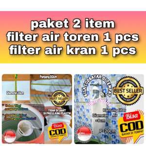 Paket Lengkap 3 item Filter Air Kran Filter Air Multi Fungsi Filter Air Toren Jumbo Penyaring Air Dari Pasir Lumut Jentik Dan cacing