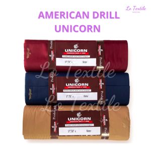 Kain American Drill Unicorn: Bahan Kain Celana Formal Kantor Seragam PDL Premium