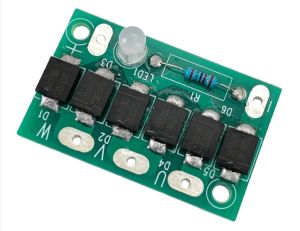Three-phase Rectifier Bridge Generator Rectifier Board Patch High Current 10A High Efficiency with Indicator Light