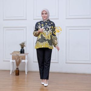 Couple Baju Batik Atasan Best Motif Katun Terbaik Terlengkap / Baju sarimbit / set Batik Atasan / Tunik / Kemeja Panjang Pendek/ seragam Keluarga / Set baju batik Kapelan Brokat / Modern batik terkini / Outer Batik terbaru / Set Pakaia Wanita / COD viral