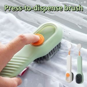 1/2/3PCS Multi-Function Automatic Liquid Discharge Cleaning Brush–Shoe Brush & Clothes CleanerPerfect Household Cleaning Tool