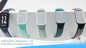 Strap Redmi Band 2 Sport Anti Gerah Tali Jam Xiaomi Redmi Smart Band 2 two tone Hematacc