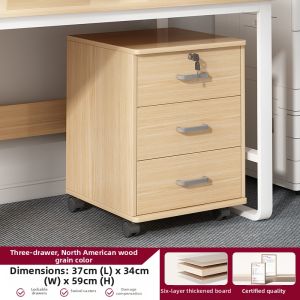 ZHUOHE | Compact Mobile Locked Filing Cabinet