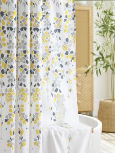 DAISHI | Fresh Pastoral Style Polyester Thick Waterproof Mold-Resistant Shower Curtain