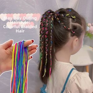 HANXIUYU | Colorful Gradient Hair Braid Accessories