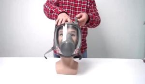 <Stock> 7 in 1 6800 Gas Mas Large View Full Face Facepiece Respirator For Chemical Spray Painting Spraying Safety Cotton filter Filter box