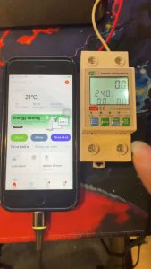 Công tơ tổng 63A wifi tuya thông minh đo điện năng tiêu thụ chống rò chống giật bật tắt từ xa qua điện thoại