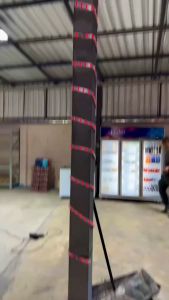 ไฟมะรุมไฟโซล่าเซลล์ ปรับได้ 4 สเต็ป กระพริบช้า กลาง กระพริบเร็ว สีรวมหลายสีRGB