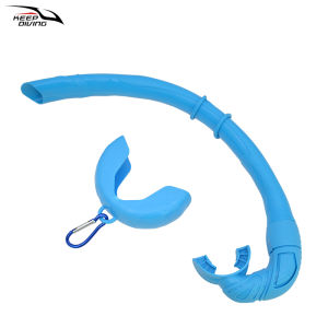 1Pcs Snorkeling Full Silicone Wet Type Snorkel Tube Foldable Snorkel With Buckle Free Diving Scuba Swim Equipment