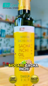BioCare Extra Virgin Sacha Inchi oil 250ml-Omega 3 6 9
