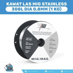 kawat las Mig stainless 308L 0.8mm 1kg