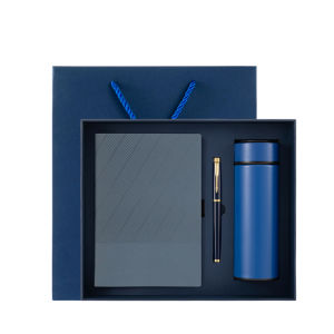 Business Gift Box Simple A5 Notebook Logo Printable Holiday Corporate Annual Meeting Gift Set for Colleagues And Leaders