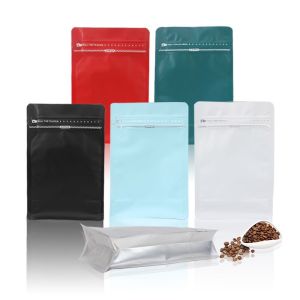 สุดท้ายที่จะแสดงวัสดุ ถูกเลือกจากขนาด 100-1000 กรัม ลดสูงสุด สีดำ ซึ่งเป็นเนื้อด้าน (1แพ็ค = 10ใบ) ของ Cube Coffee Bag ซึ่งมีวาล์ว มีซิป และ