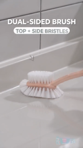 Shoe Cleaning Brush Soft Bristle Sneaker Cleaner Brush Long Handle Shoe Scrub Brush for Sneakers Rubber Shoes Canvas Shoes Soles Household Footwear Cleaning Tool Green Blue Pink