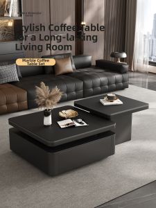 YIYOU | Modern Luxury High Capacity Storage Coffee Table Set