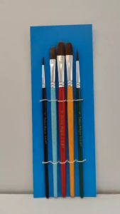 COLOUR MAGNUS ARTIST BRUSH SET OF 5 (FLAT #8 10 12 | ROUND #2 6)