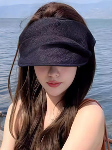 GUOQI | Black Airy Sun Protection Cap