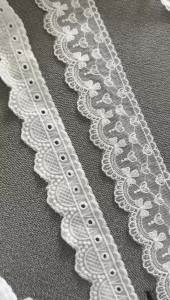 3m/9.84ft Each pack white lace trims handmade Embroidery DIY Crafts Dress curtain sewing accessory Wedding Gifts Decorations