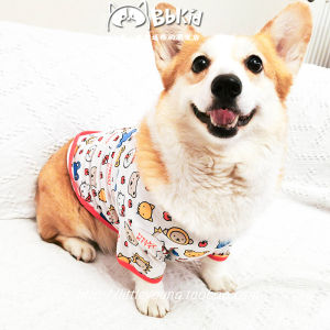 Little B Kid Special Offer Kitty Zoo Spring and Summer New Dog Corgi Clothes Breathable Thin Cute Pet T-shirt