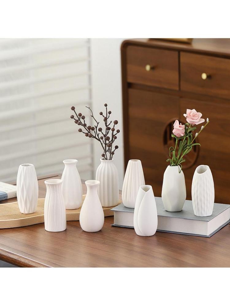FENGHONGTAO Modern Minimalist Ceramic Vase, Decorative Flower Vase Ideal For Dried Floral Arrangements Home Table Decor
_voghion.com