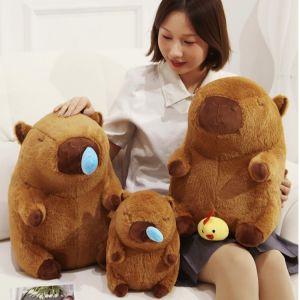 Chuột Lang Capybara Nước mũi Gấu Bông Chuột Lang Balo Rùa Gà Kéo Gấu Bông Hot Trend