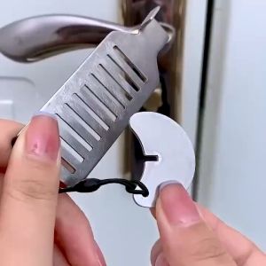 ล็อค รักษาความปลอดภัย แบบพกพา พิเศษสำหรับห้องนอน กันขโมยสแตนเลส