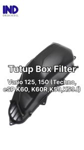Tutup Box Filter Vario 150 2018-2022 Esp New LED keyless/Vario 125-150 2012-2022-Techno 125 FI CBS-STD-ISS Helm In F1 2012-2015 & PCX 150 Lama 2012-2014 Cover Penutup Saringan Udara