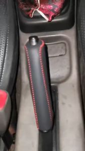 Universal Car Auto Handbrake Cover & Imitation Leather Shifting Hand