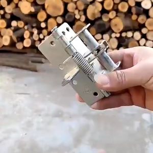 TITIK TIGA Engsel Metal Spring Door Closer Automatic Penutup Pintu Jendela Lemari Otomatis – Engsel Pintu Otomatis 90° Engsel Pintu Rumah Plat Metal